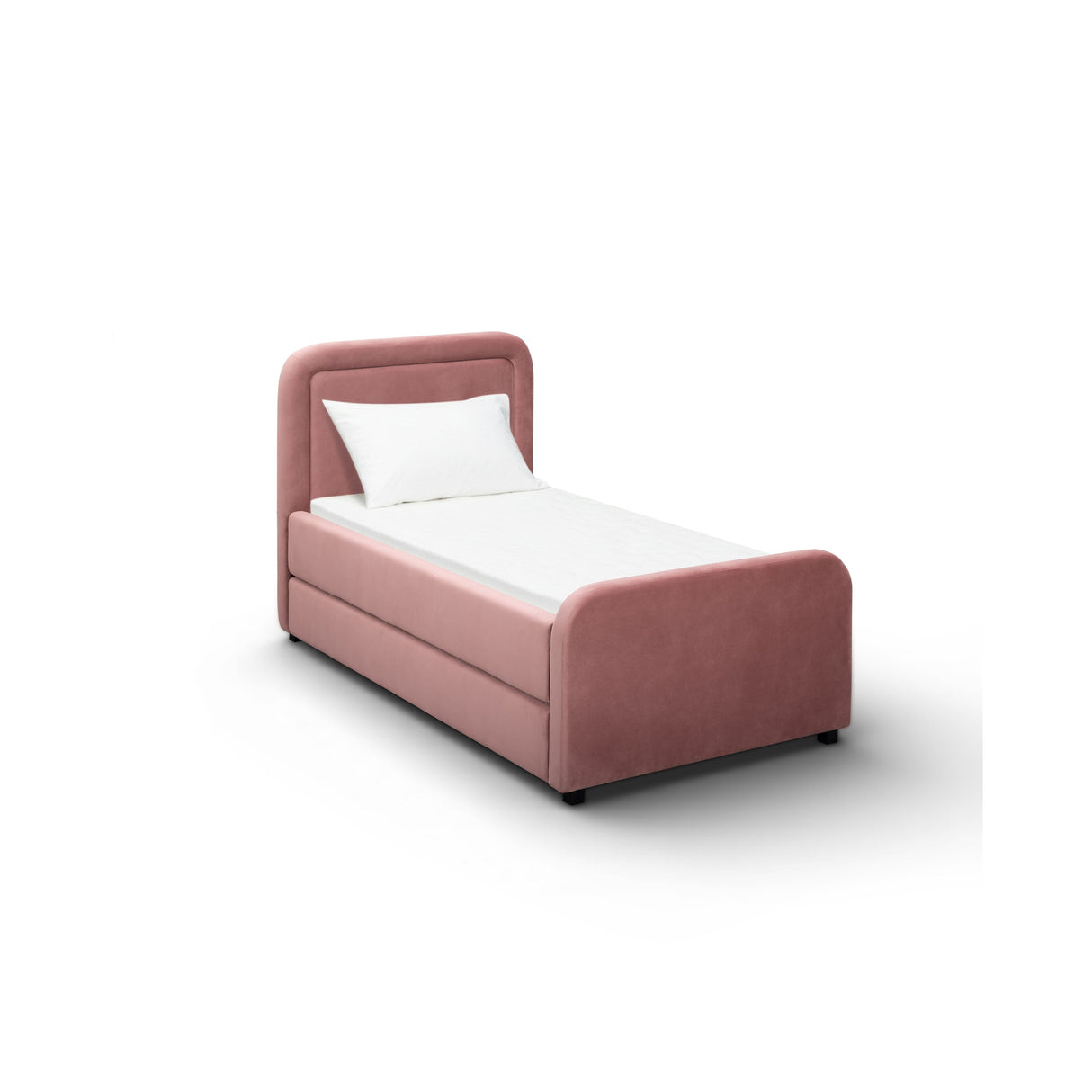 Briella Performance Velvet Trundle Bed in Twin by TOV Furniture at Eve Furniture