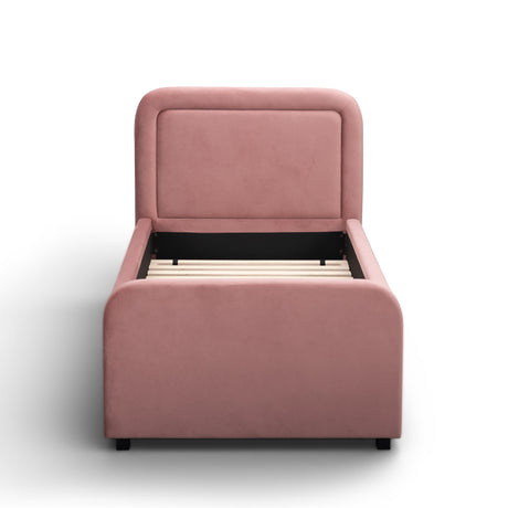 Briella Performance Velvet Trundle Bed in Twin by TOV Furniture at Eve Furniture