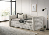Brielle White Dove Daybed with Trundle by Crown Mark at Eve Furniture