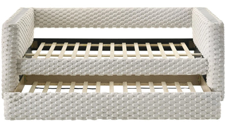 Brielle White Dove Daybed with Trundle by Crown Mark at Eve Furniture