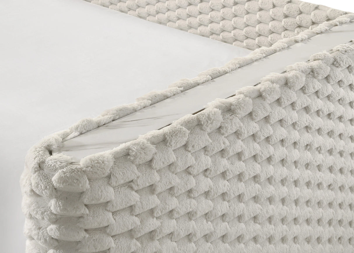 Brielle White Dove Daybed with Trundle by Crown Mark at Eve Furniture