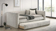 Brielle White Dove Daybed with Trundle by Crown Mark at Eve Furniture