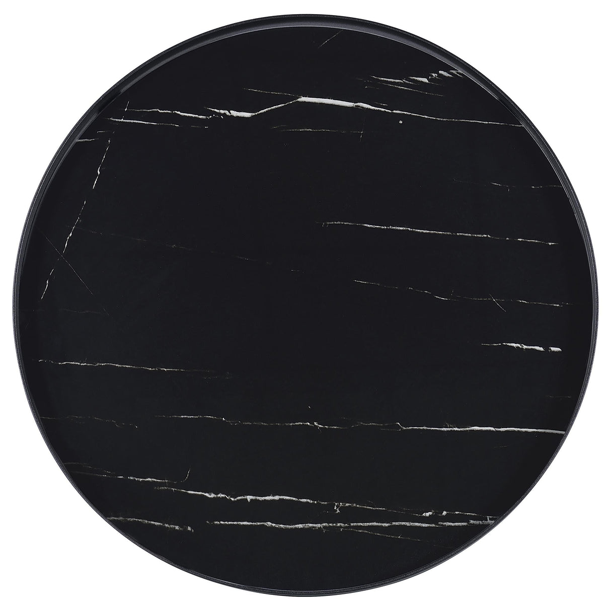 Briggs Black 2-Piece Round Coffee and End Table Set by Coaster at Eve Furniture