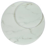 Briggs White 3-Piece Round Coffee and End Table Set by Coaster at Eve Furniture