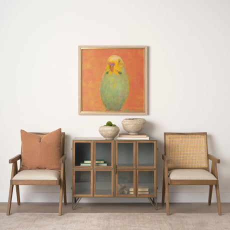 Bright Birds II by Roy Woodland a Hand Embellished Textured Framed Art Print by Mercana at Eve Furniture