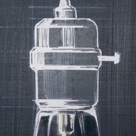Bright Idea I by Mercana Studio a Hand Embellished Textured Canvas by Mercana at Eve Furniture
