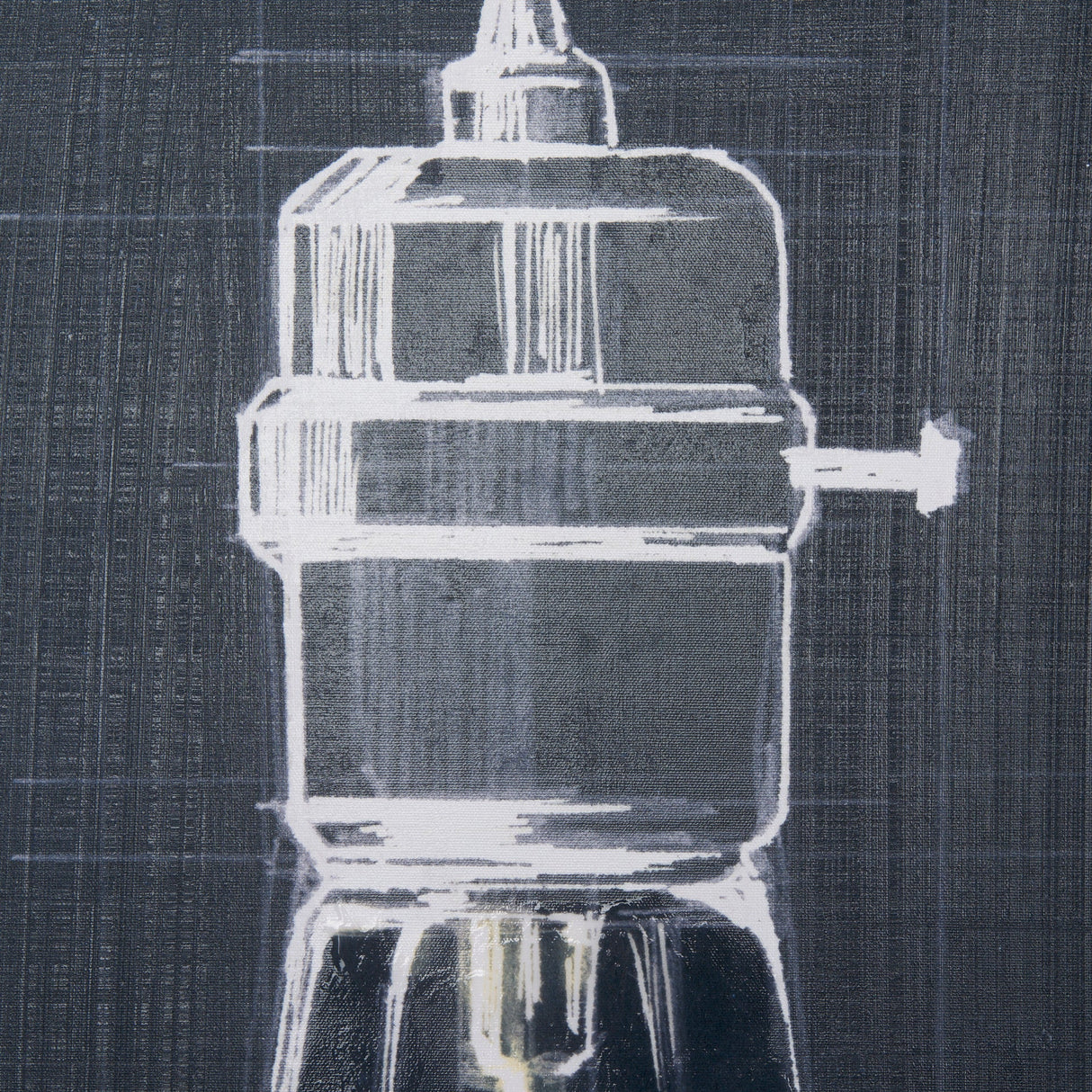 Bright Idea I by Mercana Studio a Hand Embellished Textured Canvas by Mercana at Eve Furniture