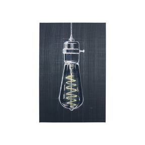 Bright Idea I by Mercana Studio a Hand Embellished Textured Canvas by Mercana at Eve Furniture