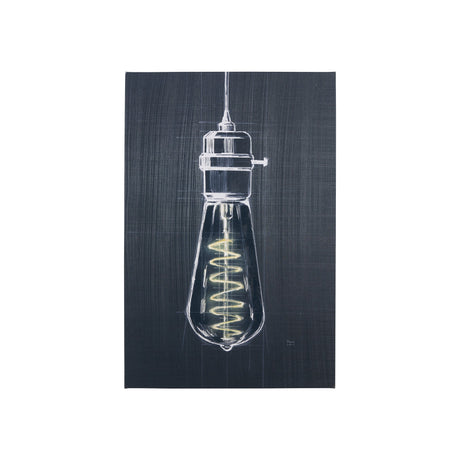 Bright Idea I by Mercana Studio a Hand Embellished Textured Canvas by Mercana at Eve Furniture