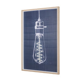 Bright Idea I by Mercana Studio a Hand Embellished Textured Framed Art Print by Mercana at Eve Furniture