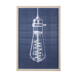 Bright Idea I by Mercana Studio a Hand Embellished Textured Framed Art Print by Mercana at Eve Furniture