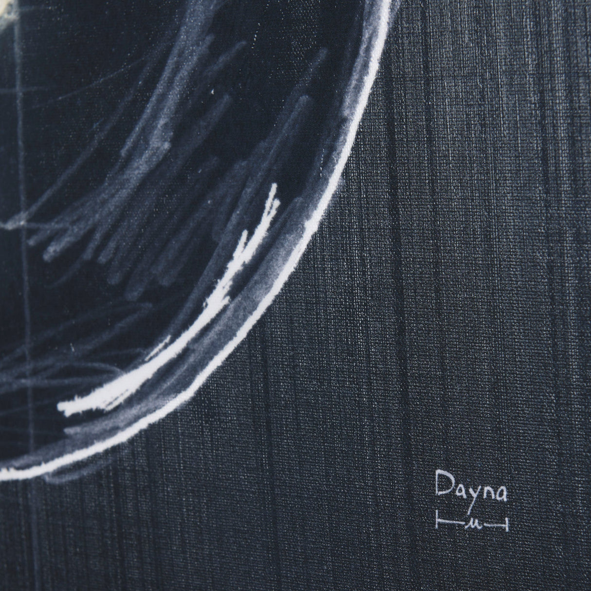 Bright Idea II by Mercana Studio a Hand Embellished Textured Canvas by Mercana at Eve Furniture