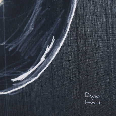 Bright Idea II by Mercana Studio a Hand Embellished Textured Canvas by Mercana at Eve Furniture