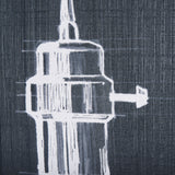 Bright Idea II by Mercana Studio a Hand Embellished Textured Canvas by Mercana at Eve Furniture