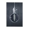 Bright Idea II by Mercana Studio a Hand Embellished Textured Canvas by Mercana at Eve Furniture