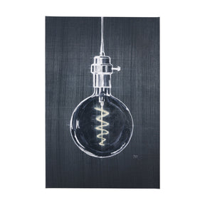Bright Idea II by Mercana Studio a Hand Embellished Textured Canvas by Mercana at Eve Furniture
