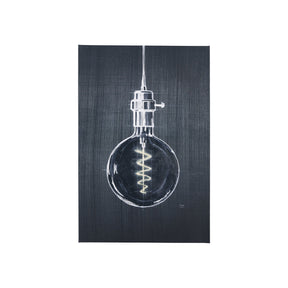 Bright Idea II by Mercana Studio a Hand Embellished Textured Canvas by Mercana at Eve Furniture