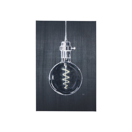Bright Idea II by Mercana Studio a Hand Embellished Textured Canvas by Mercana at Eve Furniture