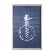 Bright Idea II by Mercana Studio a Hand Embellished Textured Framed Art Print by Mercana at Eve Furniture