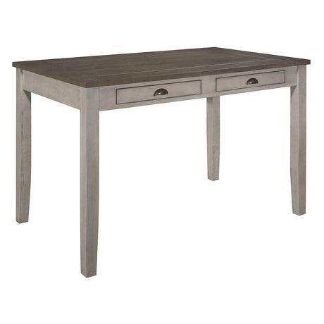 Brightleaf Brown/Light Gray Counter Height Table by Homelegance at Eve Furniture
