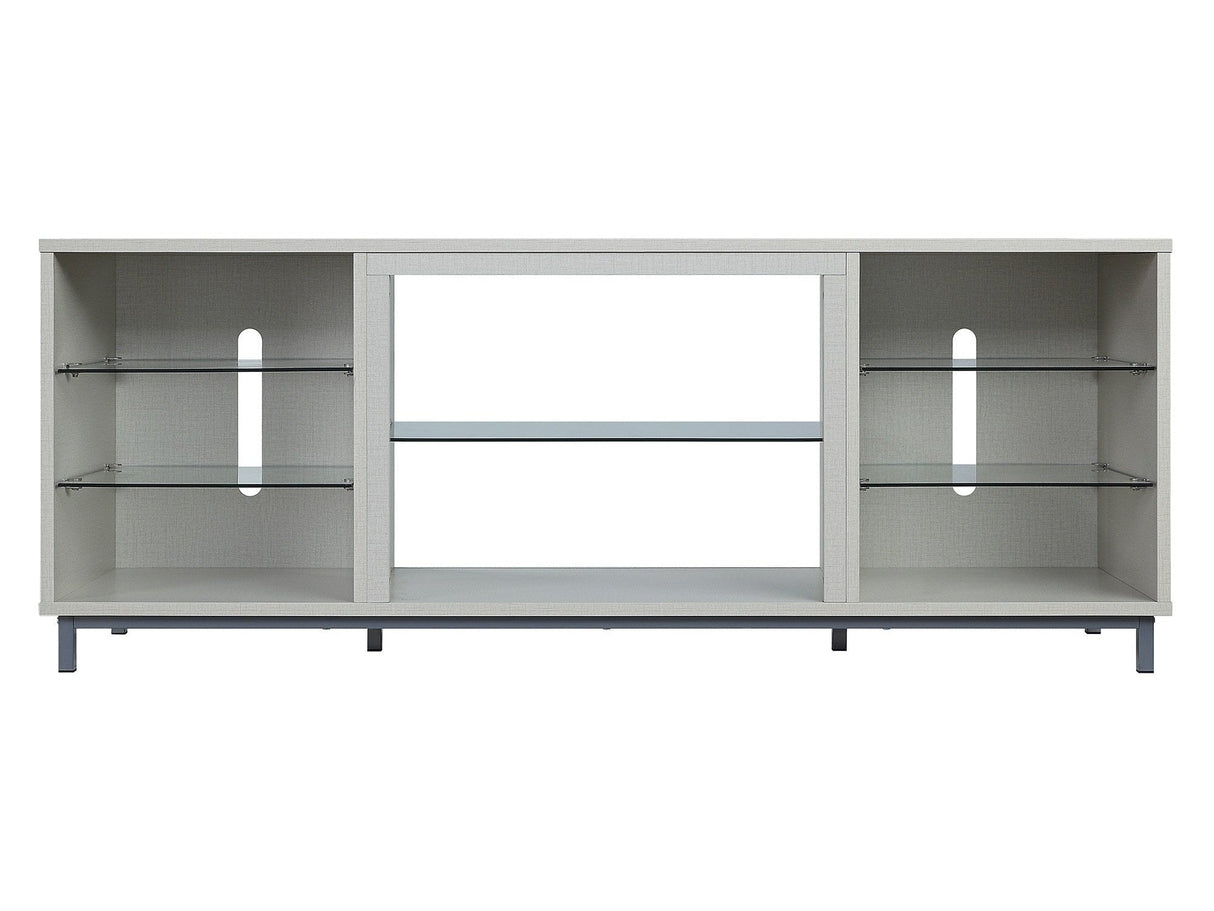 Brighton 60" TV Stand in Beige by Manhattan Comfort at Eve Furniture