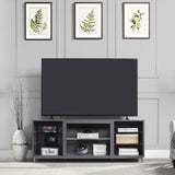 Brighton 60" TV Stand in Grey by Manhattan Comfort at Eve Furniture