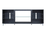 Brighton 60" TV Stand in Onyx by Manhattan Comfort at Eve Furniture