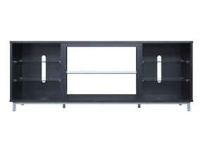 Brighton 60" TV Stand in Onyx by Manhattan Comfort at Eve Furniture
