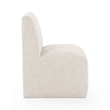 Brighton Beige Vanilla Dining Chair with Casters by Classic Home at Eve Furniture
