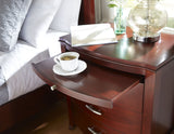 Brighton Charging Station Nightstand in Cinnamon by Modus Furniture at Eve Furniture