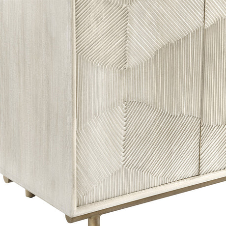 Brighton Cream/Gold Sideboard by Crestview at Eve Furniture