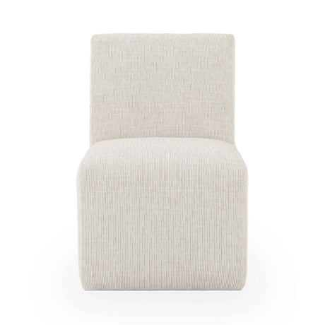 Brighton Dining Chair with Casters - Beige Vanilla by Classic Home at Eve Furniture