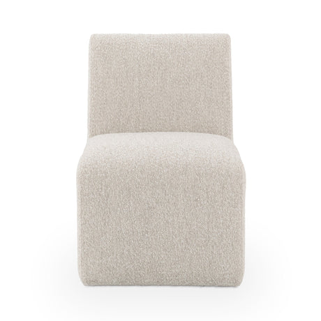 Brighton Coastal Sand Dining Chair with Casters by Classic Home at Eve Furniture