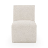 Brighton Beige Vanilla Dining Chair with Casters by Classic Home at Eve Furniture