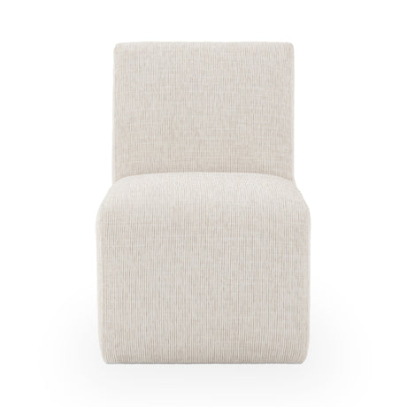 Brighton Beige Vanilla Dining Chair with Casters by Classic Home at Eve Furniture
