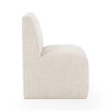 Brighton Beige Vanilla Dining Chair with Casters by Classic Home at Eve Furniture