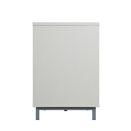 Brighton Fireplace in Beige by Manhattan Comfort at Eve Furniture