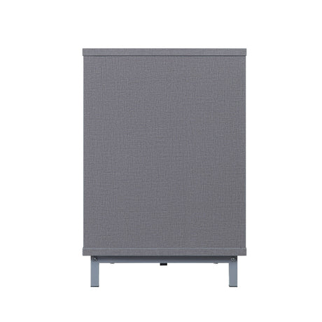 Brighton Fireplace in Grey by Manhattan Comfort at Eve Furniture