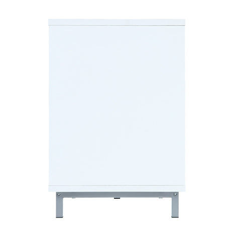 Brighton Fireplace in White by Manhattan Comfort at Eve Furniture