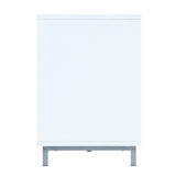 Brighton Fireplace in White by Manhattan Comfort at Eve Furniture