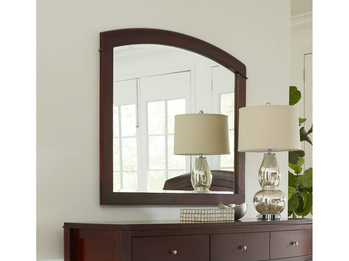 Brighton Mirror in Cinnamon by Modus Furniture at Eve Furniture