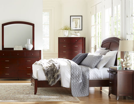 Brighton Nine Drawer Dresser In Cinnamon by Modus Furniture at Eve Furniture