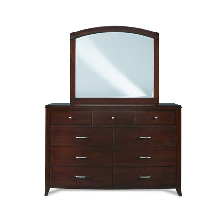 Brighton Nine Drawer Dresser In Cinnamon by Modus Furniture at Eve Furniture
