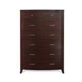 Brighton Seven Drawer Chest in Cinnamon by Modus Furniture at Eve Furniture