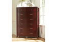 Brighton Seven Drawer Chest in Cinnamon by Modus Furniture at Eve Furniture