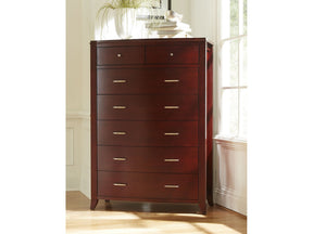 Brighton Seven Drawer Chest in Cinnamon by Modus Furniture at Eve Furniture
