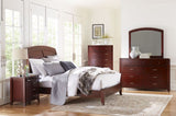 Brighton Wood Eastern King Sleigh Bed in Cinnamon by Modus Furniture at Eve Furniture