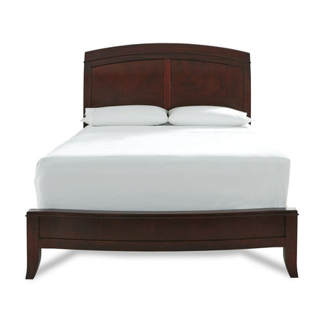 Brighton Wood Full Sleigh Bed in Cinnamon by Modus Furniture at Eve Furniture
