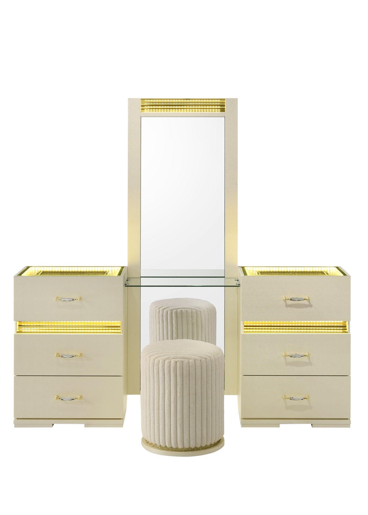 Brillia Beige Bedroom Set by New Era Innovations at Eve Furniture