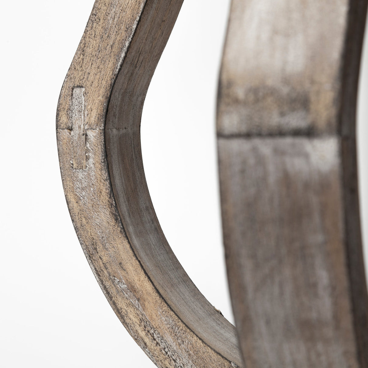 Brillion Small Rustic Wood Metal Table Candle Holder by Mercana at Eve Furniture